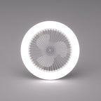 E27 Deckenventilator mit LED-Licht & Fernbedienung – ohne Elektriker einschrauben -    Zorenza