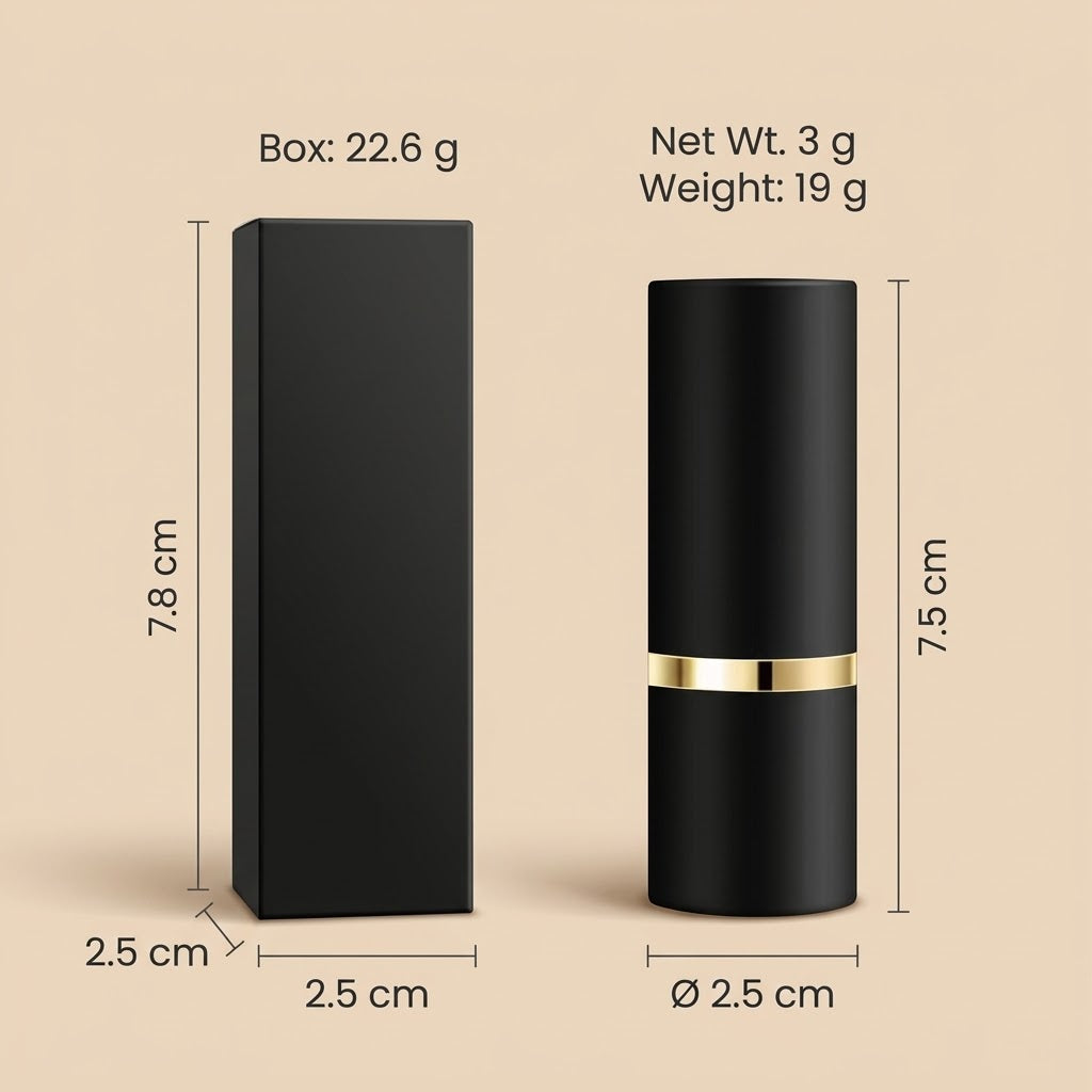 Gel-Eyeliner-Stick mit spitzer Mine für Lidstrich und Wings, 3 g -    Zorenza