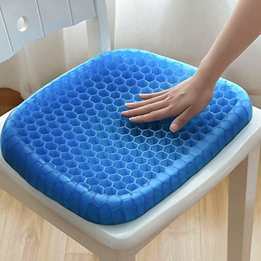 Orthopädisches Gel-Sitzkissen mit Wabenstruktur -    Zorenza