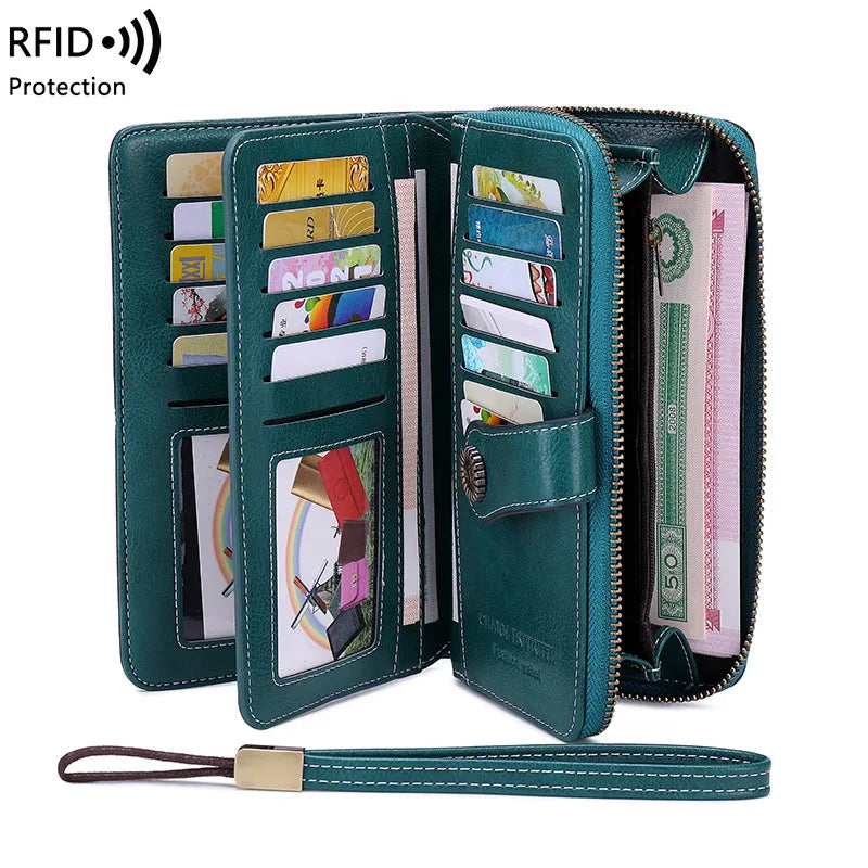 RFID-Brieftasche Kompakt mit 24-Kartenfächern Zorenza