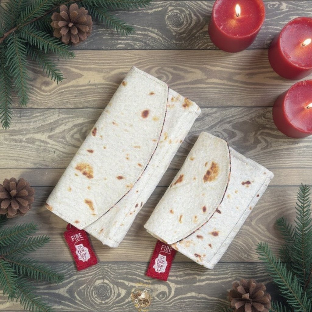 Burrito-Geldbörse mit Magnetverschluss – Neuheiten-Organizer - Zorenza