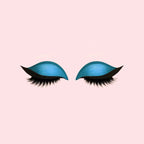 Augen-Makeup Patch mit Lidschatten und Wimpern -    Zorenza