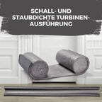 Türdichtung gegen Zugluft – Einfache Montage ohne Bohren -    Zorenza