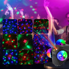 Disco-Projektor mit Laser – RGB-Lichteffekte und Stroboskop -    Zorenza