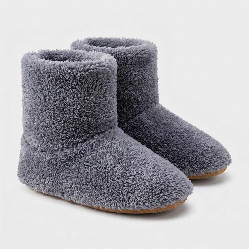 Beheizbare Hausschuhe mit USB, waschbar, rutschfeste Sohle, Gr. 35–43 -    Zorenza