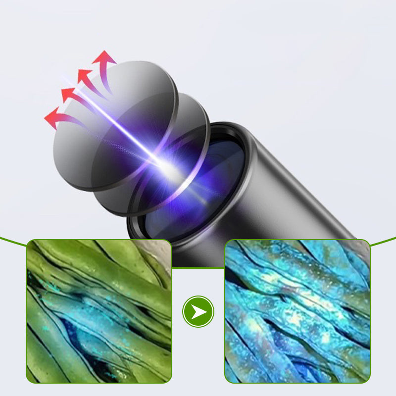 365 nm UV-Taschenlampe – Kompaktes Schwarzlicht für den Heimgebrauch Zorenza
