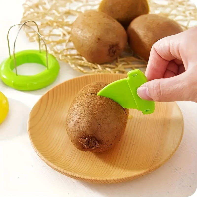 Kiwi-Schneider mit Edelstahl-Klingen – Perfekte Scheiben -    Zorenza