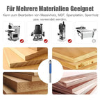 Bündiger Fräser-Set 4-teilig – Saubere Kanten auf jedem Material Zorenza