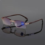 Lesebrille progressiv mit Blaulichtfilter – Multifokale Gleitsichtbrille -    Zorenza