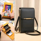 Handytasche mit RFID-Schutz und Touchscreen-Fenster -    Zorenza