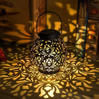 Solar-Gartenlampe mit Ornament-Design – Warmweißes LED-Licht -    Zorenza