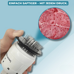 Marinadenspritze Edelstahl mit Zartmacher-Klingen -    Zorenza
