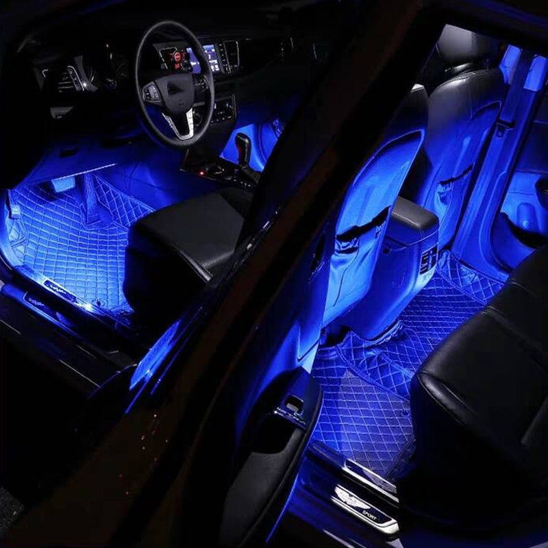Auto LED Ambientebeleuchtung USB – Fußraum Stimmungslicht -    Zorenza