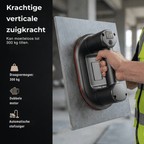 Elektrischer Glaslifter 300 kg Tragkraft mit Saugnapf-Technologie -    Zorenza