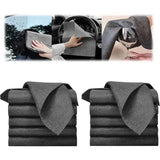 Microfiber Cloth Set (10 Pieces) – Streak-Free Without Cleaning Agents