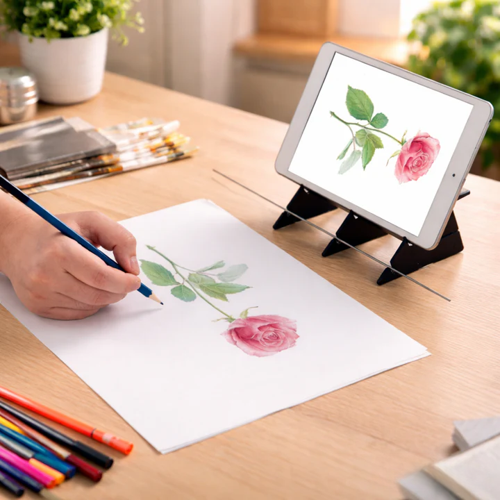Zeichenbrett mit Handyhalterung – Bilder präzise nachzeichnen Zorenza