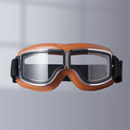 Motorradbrille Vintage mit einstellbarem Band -    Zorenza