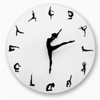 Wanduhr Yoga Motiv – Metallrahmencm -    Zorenza