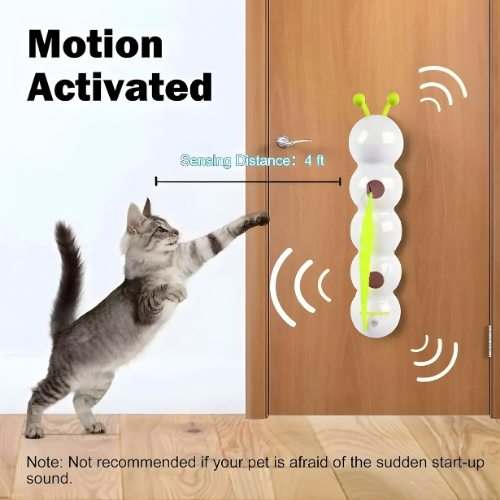 Wandmontiertes Katzenspielzeug – Automatisiertes Bewegungssystem - Zorenza