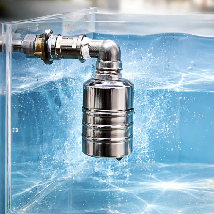 Automatisches Schwimmerventil – Edelstahl, ohne Strom Zorenza