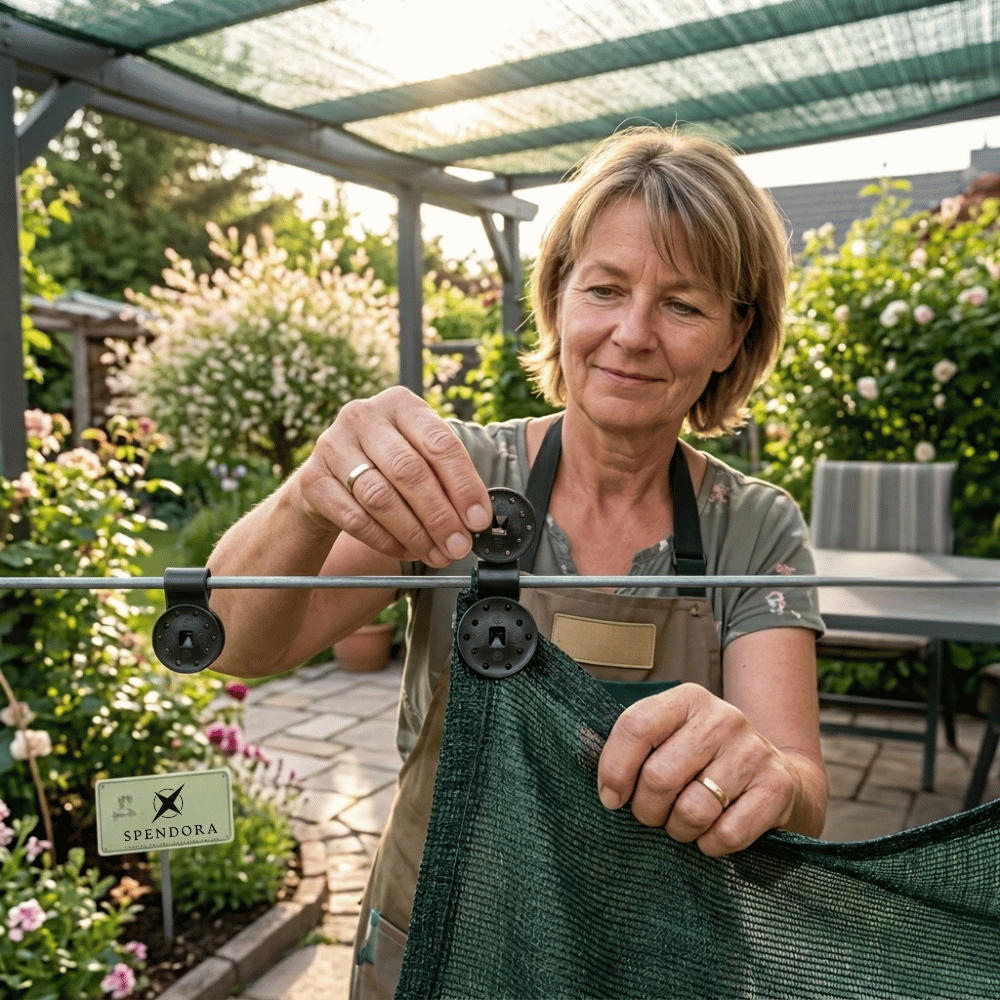 Schattennetz-Clips für sichere Sonnenschutz-Befestigung -    Zorenza