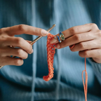 Strickring-Set 2-teilig – Verstellbar gegen Handschmerzen beim Stricken -    Zorenza