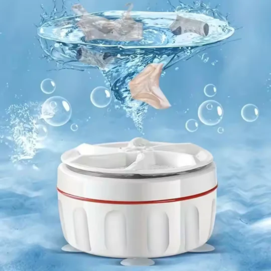 Mini-Waschmaschine USB Ultraschall – Schonende Wäschepflege -    Zorenza