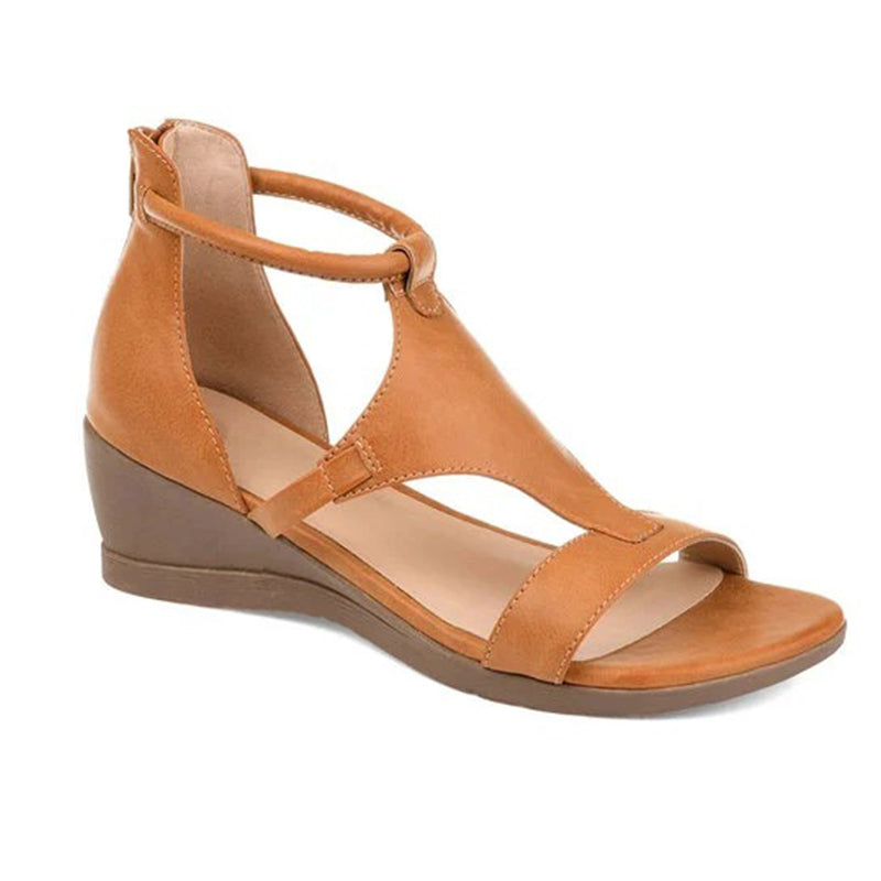 Keilsandalen mit Riemchen und Fußbett -    Zorenza