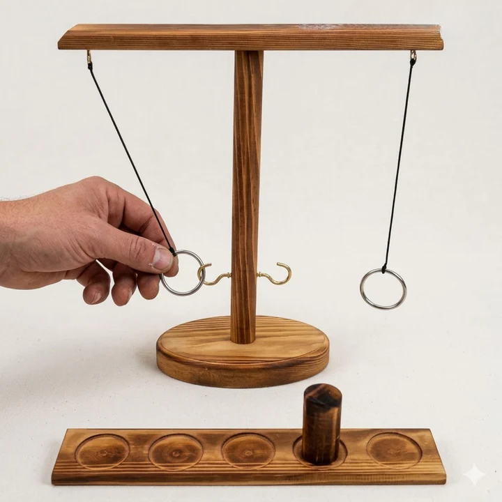Holz-Ringwurfspiel – Spaß für die ganze Familie Zorenza