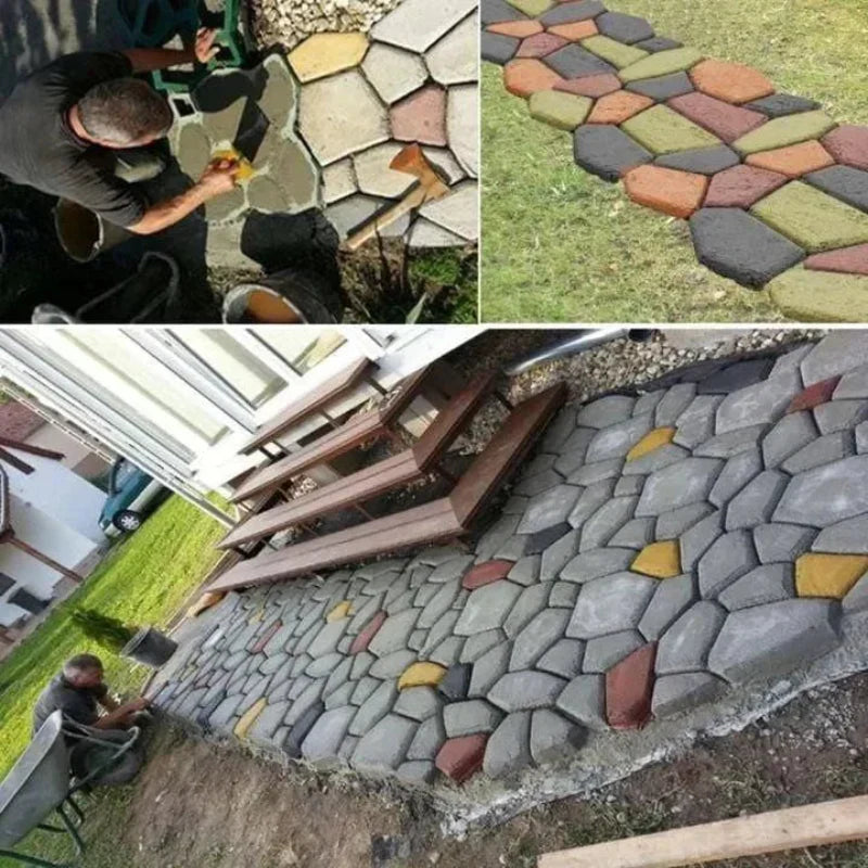 Betonweg-Schablone – Gartenwege einfach selbst gestalten Zorenza
