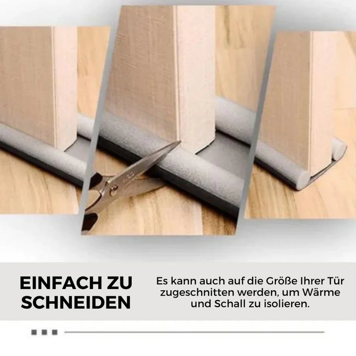 Türdichtung gegen Zugluft – Einfache Montage ohne Bohren -    Zorenza