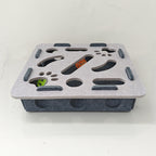 Katzenspielzeug Puzzle-Box mit Filz -    Zorenza