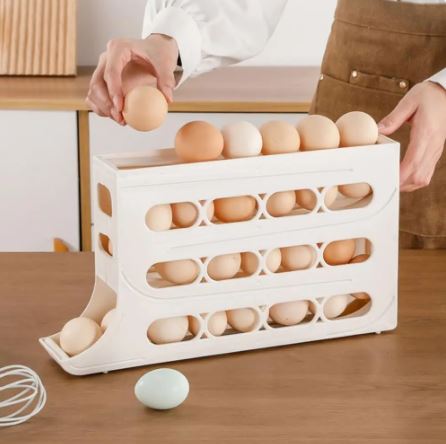 Eierständer 4 Etagen – Automatisches Nachrutschen für 30 Eier -    Zorenza