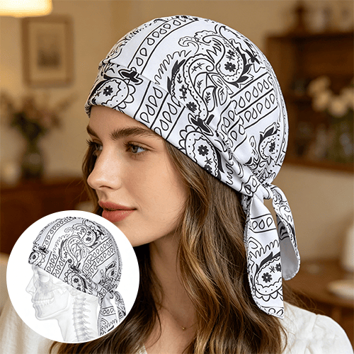 Kopftuch Radfahren elastisch mit Bandana-Muster -    Zorenza
