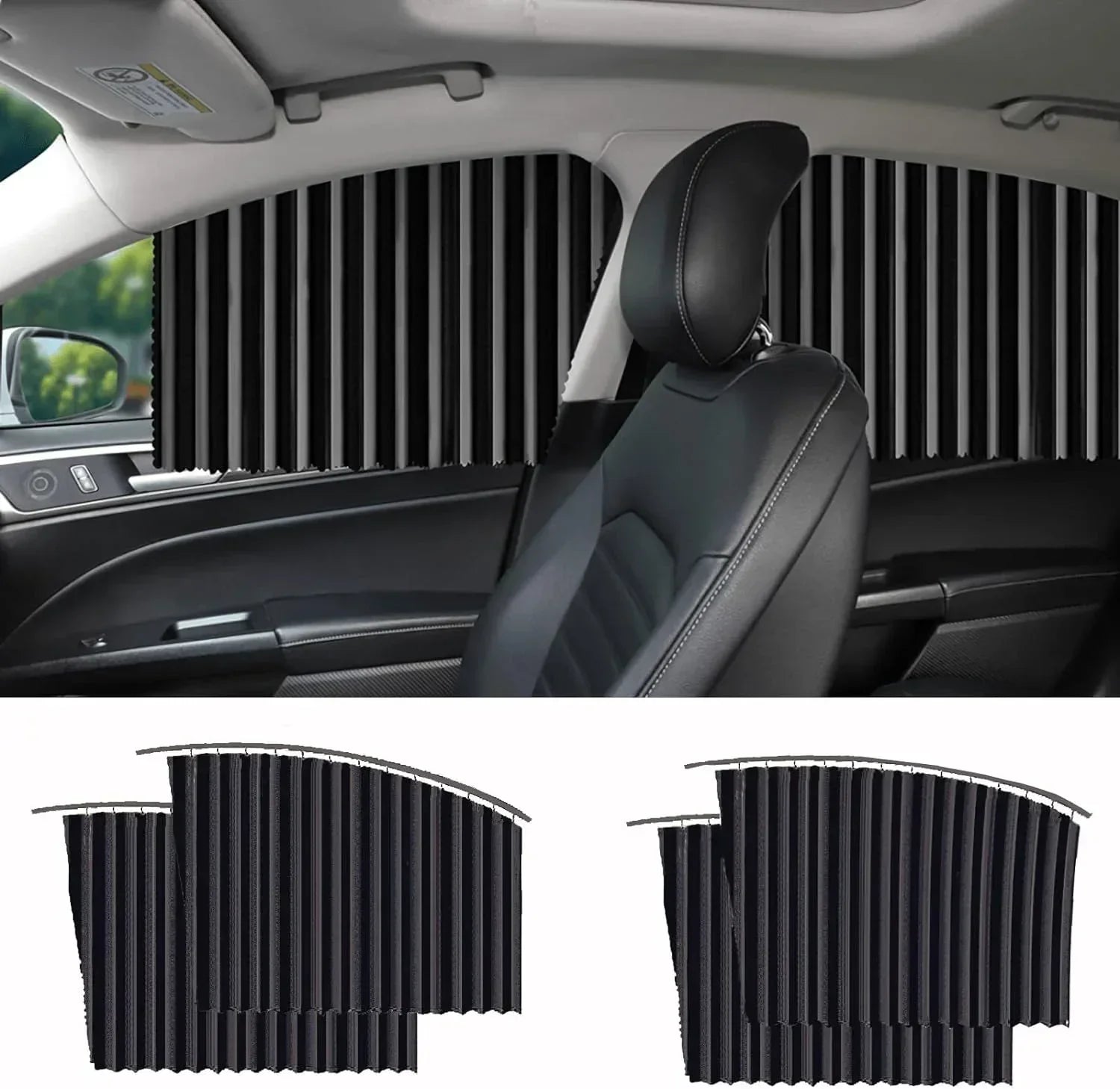 Auto Sonnenschutz magnetisch – UV-Schutz für Seitenfenster -    Zorenza