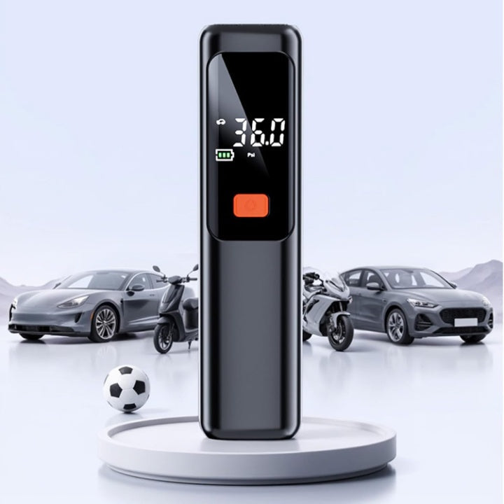 Akku-Kompressor mit LCD-Display für Auto, Fahrrad und Motorrad -    Zorenza