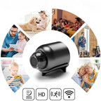 Mini Überwachungskamera 1080p HD — WLAN & 4G, App-Steuerung mit Nachtsicht & Bewegungsalarm -    Zorenza