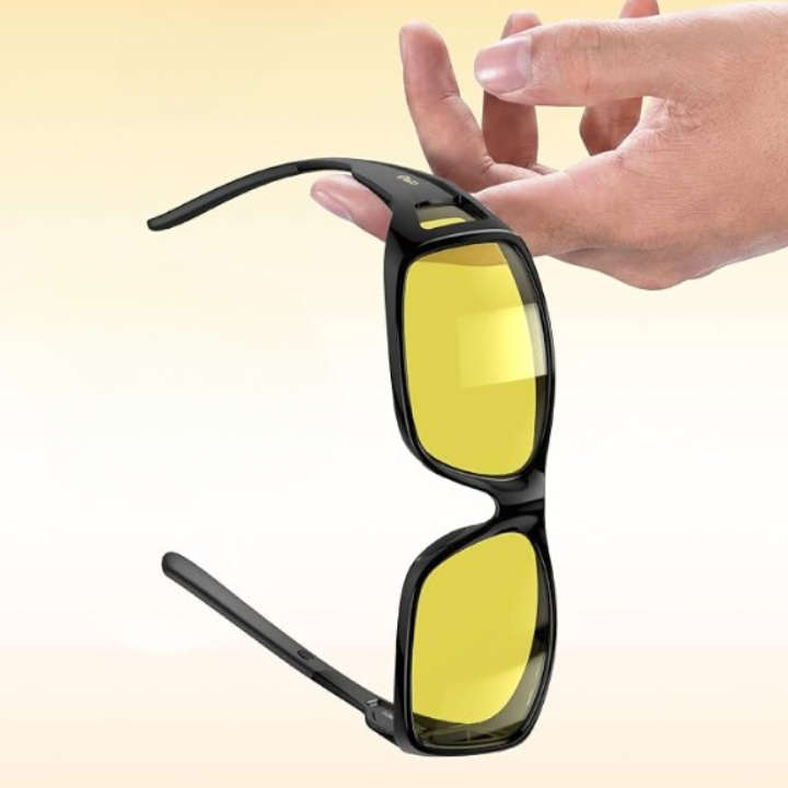 Nachtfahrbrille mit Blendschutz – Polarisierte Gelbgläser -    Zorenza