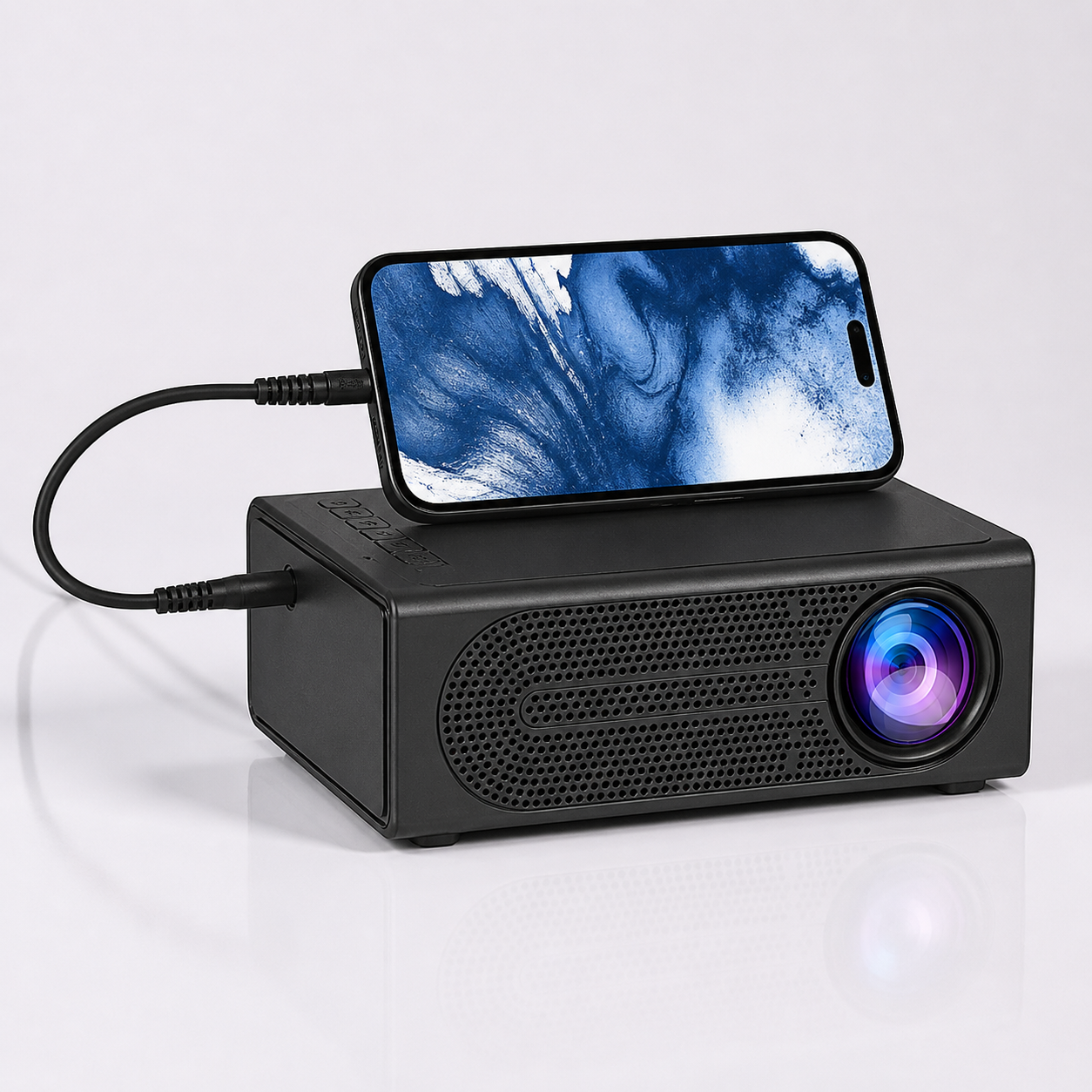 Mini Beamer HD Projektor USB draagbaar für Heimkino -    Zorenza