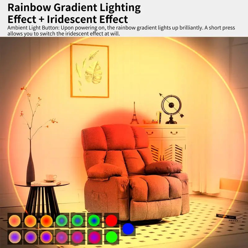 LED-Wandleuchte mit Bewegungsmelder – Farbwechsel -    Zorenza