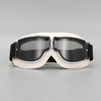 Motorradbrille Vintage-Design mit verstellbarem Gummiband -    Zorenza