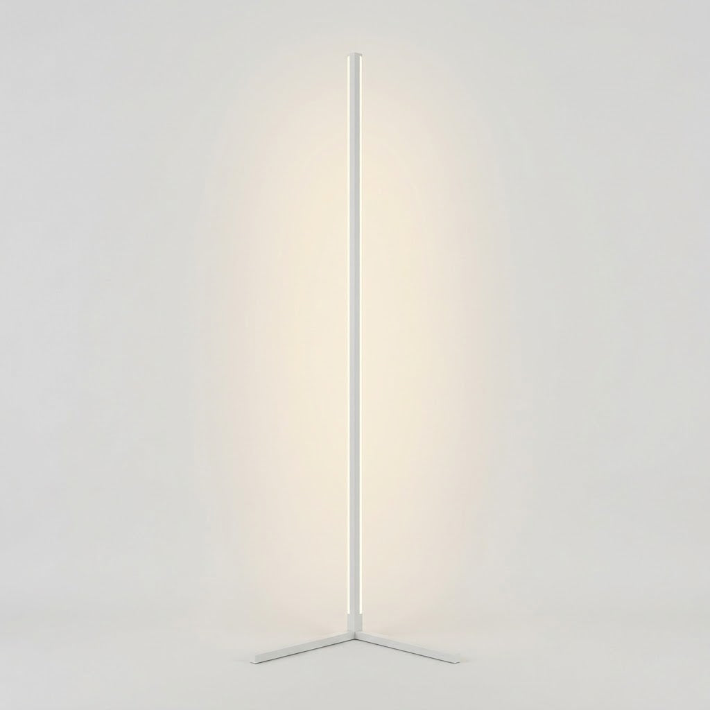 LED-Eckstehlampe 142 cm, dimmbar, 3 Lichtfarben, mit Fernbedienung -    Zorenza