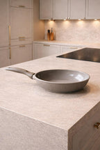 Pfannenset mit Rillen 3-teilig in Beige – 20, 24, 28 cm -    Zorenza