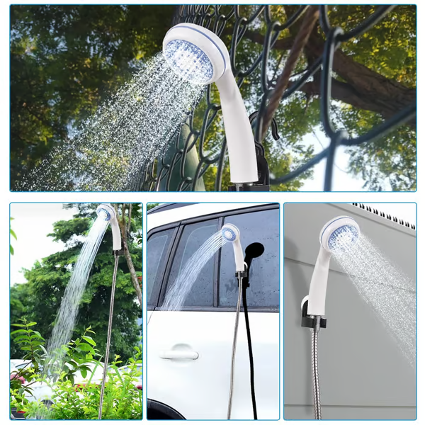 Campingdusche USB – Tragbare Outdoor-Dusche mit Akku -    Zorenza