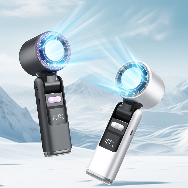 Mini Kühlventilator mit Eiskühlung und digitalem Display -    Zorenza