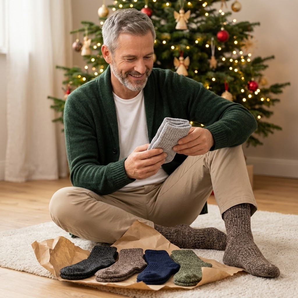 Merino-Wollsocken 5 Paar extra dick -    Zorenza