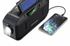 Solar-Notfallradio mit Handkurbel und Powerbank -    Zorenza
