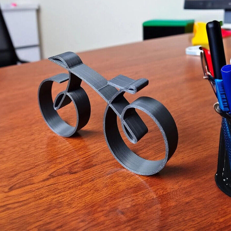 Fahrrad-Skulptur aus Eisen – Minimalistische Dekoration Zorenza