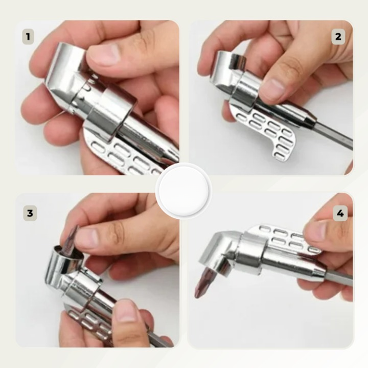Winkelbohrer-Adapter für enge Stellen – 105° Winkel Zorenza