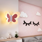 LED-Wandleuchte Schmetterling mit warmweißem oder kaltem Licht -    Zorenza